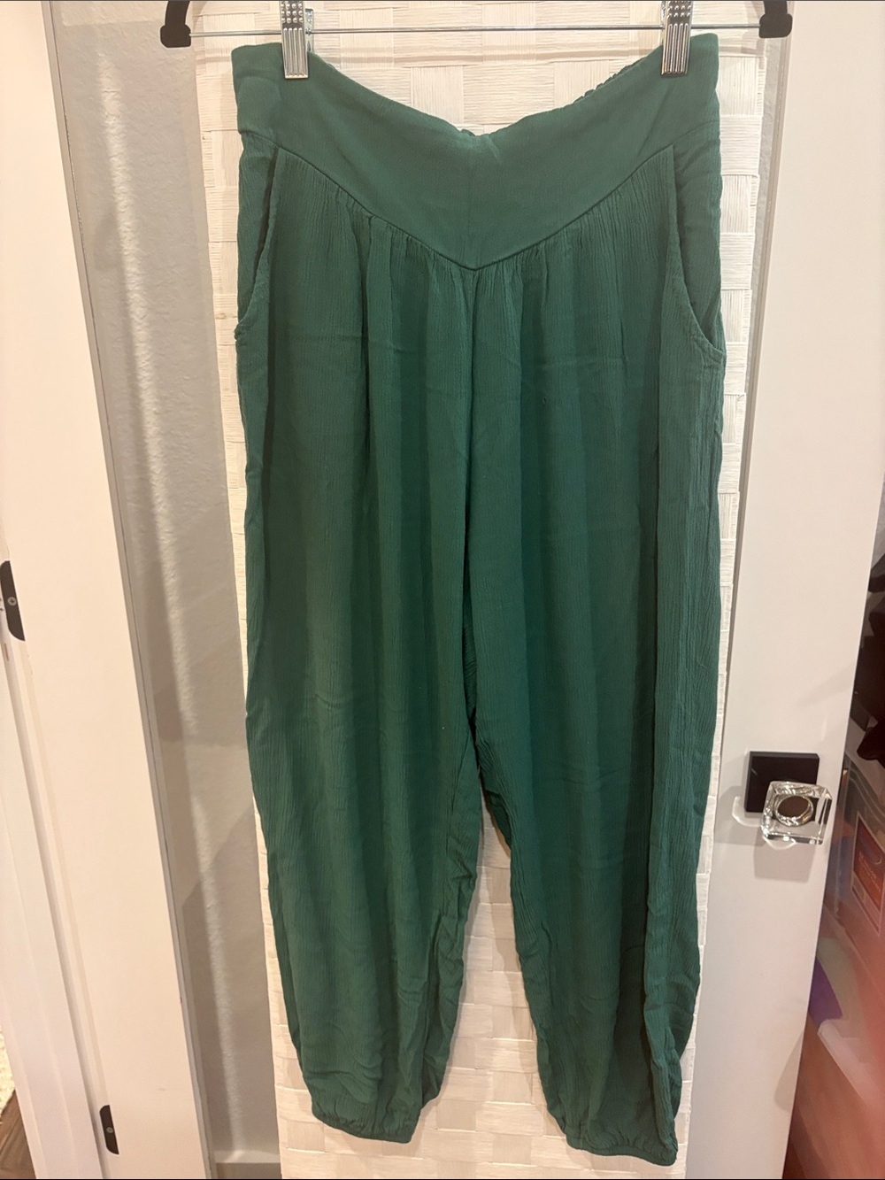 Women’s Wild Fable High-Waist Green Relaxed Jogger Pants